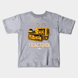 I Love Tractors Caterpillar D2 Kids T-Shirt